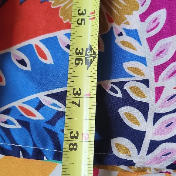 Bright Colorful Floral Maxi Skirt - Picture 5 of 9